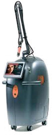 Ruby laser with an articulated arm, by Asclepion Laser Technologies