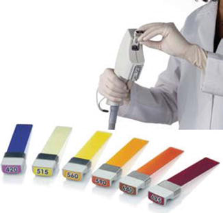 IPL handpiece with a set of different filters